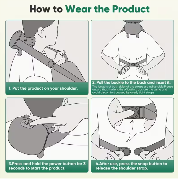 FlexRelief™ Pro – Rechargeable Neck & Shoulder Massager | Fyndbox India