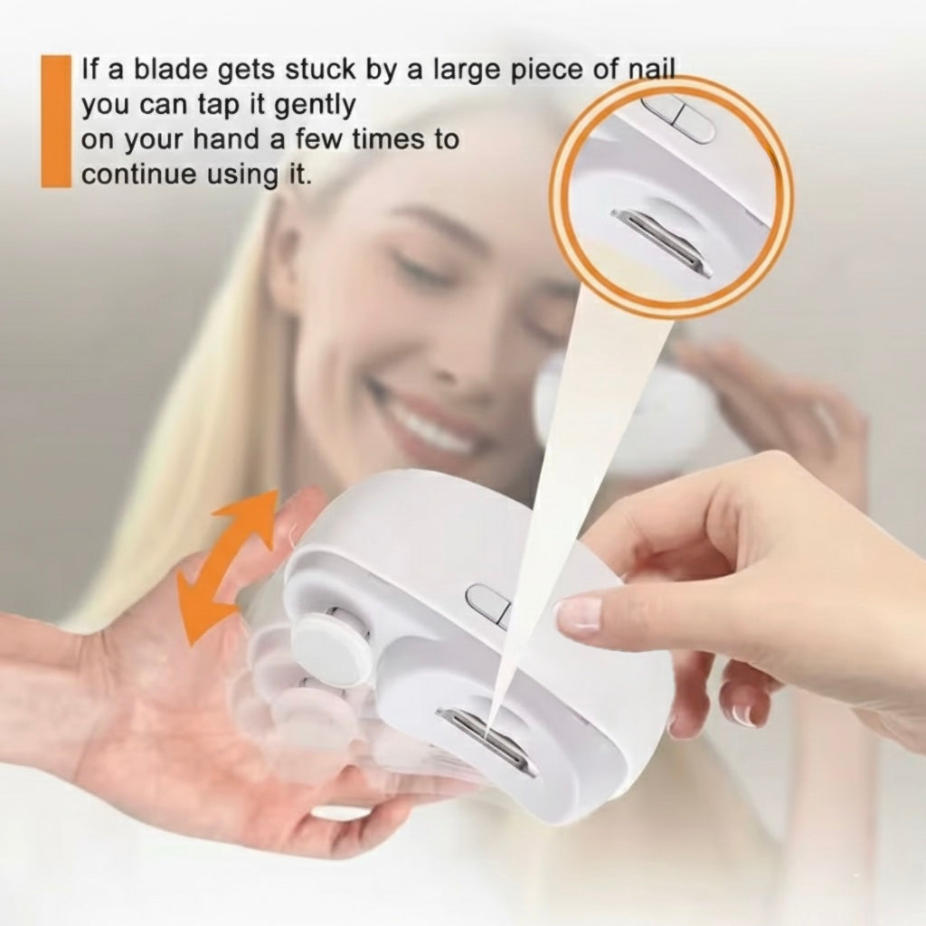 Nailo | 2 In 1 Electric Nail Clipper | Fyndbox India