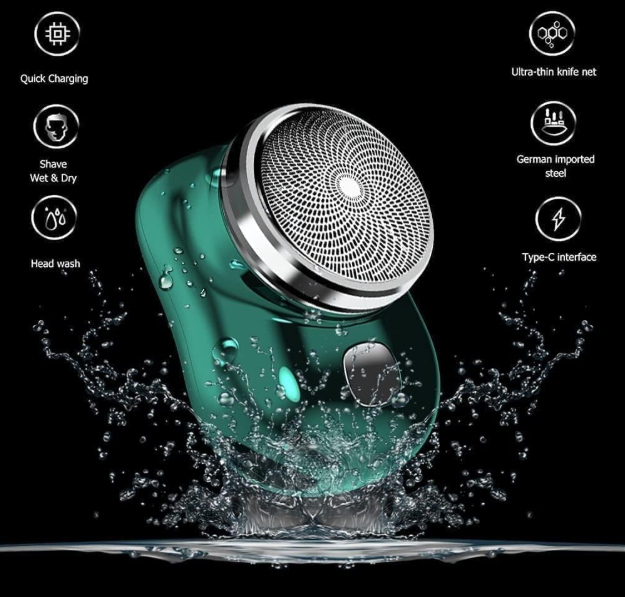 Mini Electric Shaver: The Ultimate Travel Grooming Companion | Fyndbox India