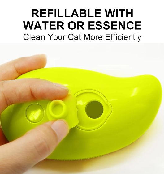 3-in-1 Cat Steamy Brush – Self-Cleaning Pet Grooming & Hair Removal Comb | Fyndbox India