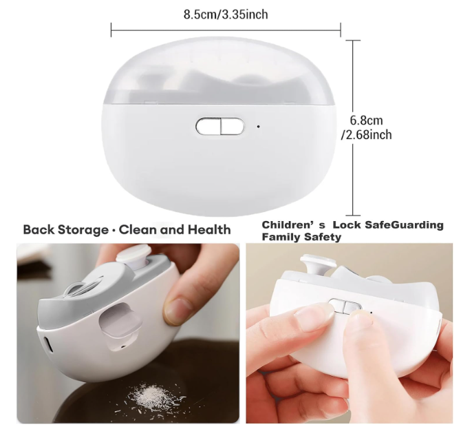 Nailo | 2 In 1 Electric Nail Clipper | Fyndbox India